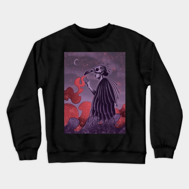 Smoke Bird Crewneck Sweatshirt by TiaBenta